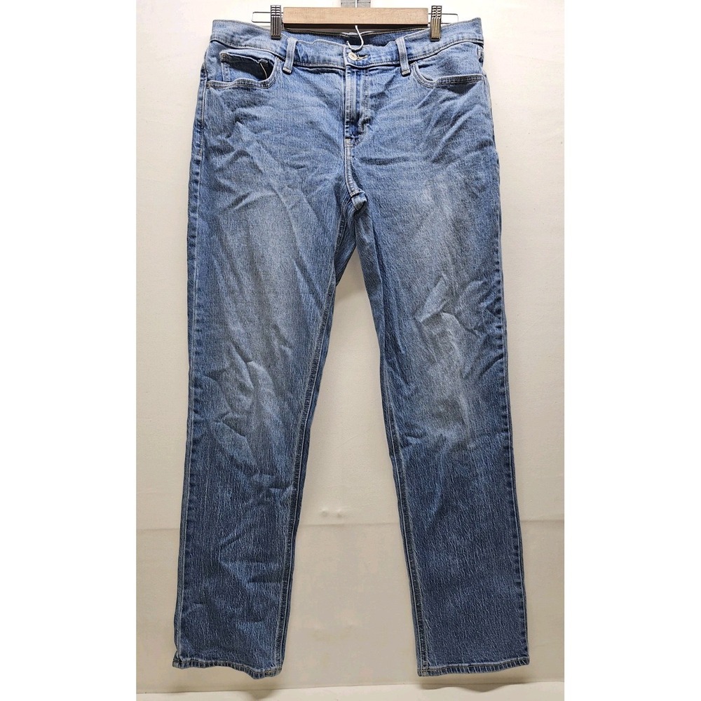 Old Navy‎ Womens Straight Jeans Sz 12 Denim Classic Stretch Classic Americana